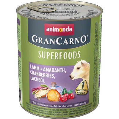 Animonda GranCarno Superfoods - агнешко + амарант 800 г