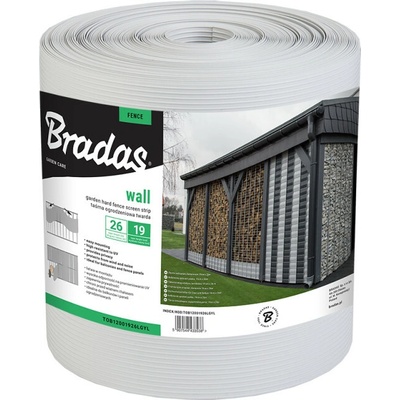 BRADAS Plotová páska LIGHT GRAY SOLID 1200 - svetlo šedá