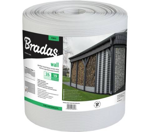 BRADAS Plotová páska LIGHT GRAY SOLID 1200 - svetlo šedá
