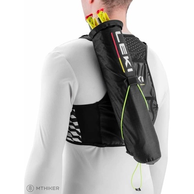 LEKI Trail Running Quiver 6 l black-white-bright red