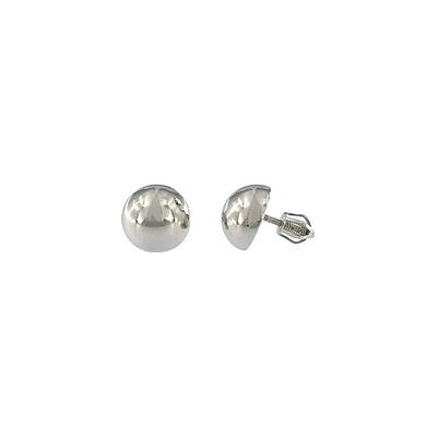 Infinitysilver stříbrné náušnice půlkoule 431726