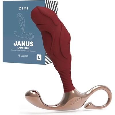 Простатен масажор с перинеум стимулатор, 11, 9см. - Zini Janus Lamp Iron L (ZINI000006)