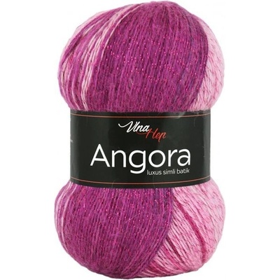 Vlna-Hep Angora luxus simli batik 5724