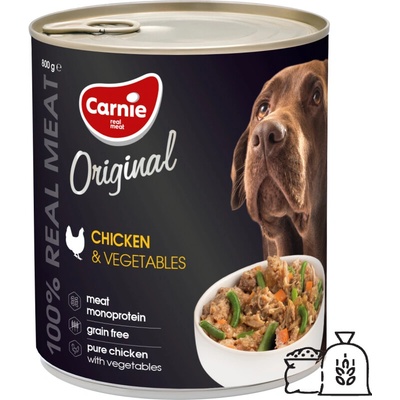 Carnie Original Holistic Dusené kuracie kúsky mäsa so zeleninou 800 g