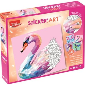 Maped Творчески комплект стикери, специални животни, MAPED CREATIV "Sticker Art" 906913 (906913)