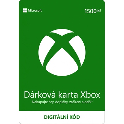 Microsoft Xbox predplatená karta 1500 Kč