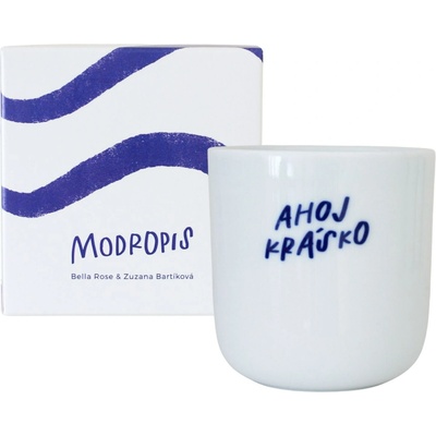 Bella Rose Porcelánový hrnek Ahoj Krásko bílá barva porcelán 270 ml