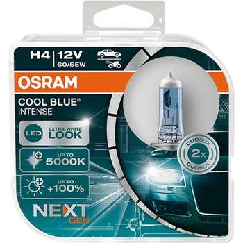 Osram Cool Blue Intense H4 P43t 12V 60/55W 64193CBN-HCB