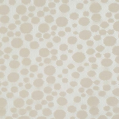 Krajka N6357 champagne, puntíky, š.160