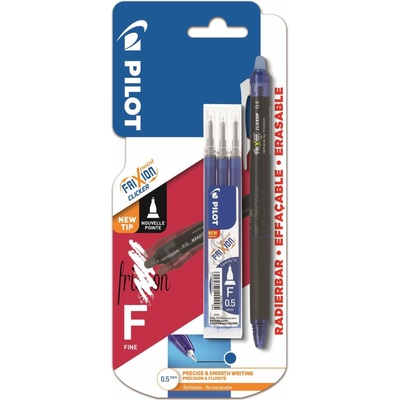 Pilot FriXion Point Clicker 05 / 0.25 mm, modré + náplň (3131910572428)