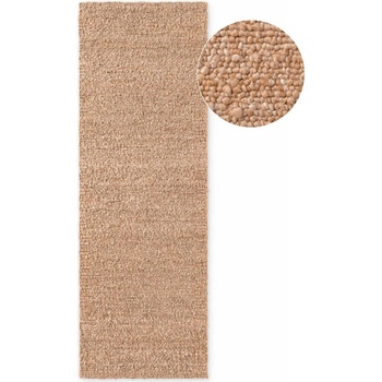 Ted Baker Бежова ръчно изработена пътека от букле 80x200 cm Notting Hill Portobello - Ted Baker (106344-80x200)