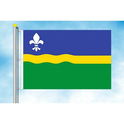 LIBEA, s.r.o. Flevoland vlajka Rozměr: 30×45 cm, Uchycení: Karabiny na stožár