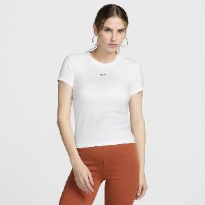 Nike Дамска тениска Nike Sportswear Chill Knit T-Shirt Womens - White
