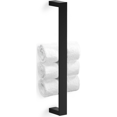 DECOR WALTHER Закачалка на релса за кърпи Contract вертикални 38 см черен мат (0651360)