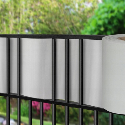 Ekspand Tieniaca fólia na plot 19cm x 35m 450g/m² Svetlo šedá + spony 24ks