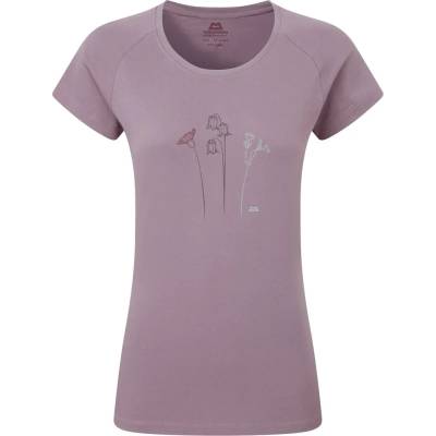 Mountain Equipment Дамска тениска Mountain Equipment Women's Mountain Flower Tee T-shirt - Allium - размер 40 (EU) (916-5950-0114)