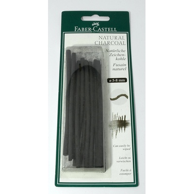 Faber Castell PITT Monochrome přírodní uhel 12 ks