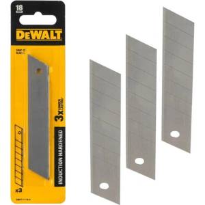 DEWALT нож за чупене 18 мм, 3 бр. DWHT11719-0 (DWHT11719-0)