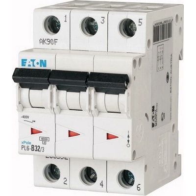 Eaton PL6-B32/3 char B, 6kA 32A 286592
