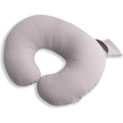BabyMatex Възглавница за бременни и кърмене Baby Matex - Mini Relax, сива, 150 cm (5902675078214)