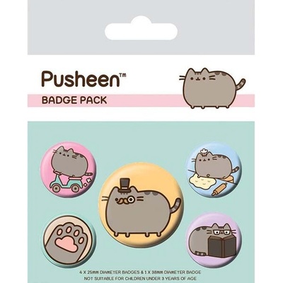 Odznaky set Pusheen - Fancy