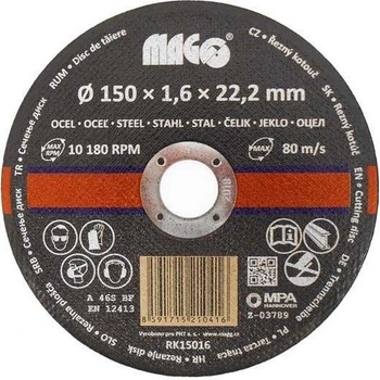 Magg kotouč řezný 150 x 1,6 mm RN15016