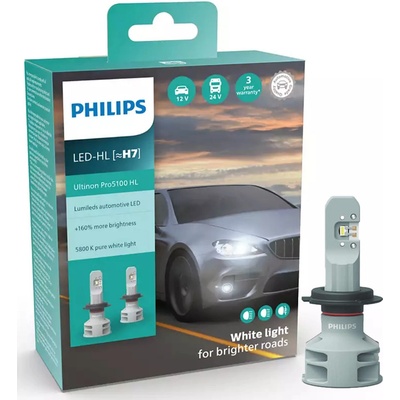 Philips Ultinon Pro5100 HL H7-LED PX26d 12/24V 12W 11972U51X2 2 ks – Sleviste.cz