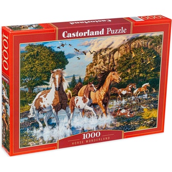 Image 1 of Castorland Пъзел Castorland от 1000 части - Коне в реката (C-104789-2)