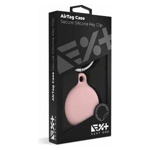 Apple Next One AirTag Secure Silicone Key Clip - Pink (atg-sil-pnk)