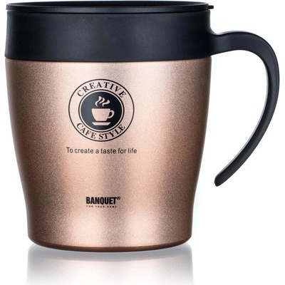 BANQUET Termohrnček Tazza Brown 330 ml