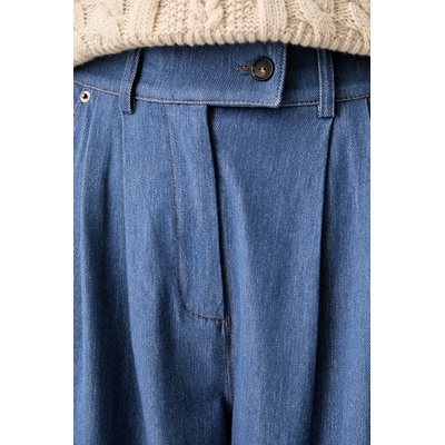 MM by Max Mara панталон дамски с вискоза MMLGESTRO (2626786047600)