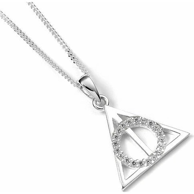 Carat Shop Stříbrný náhrdelník Harry Potter relikvie smrti s krystaly BHPSN002