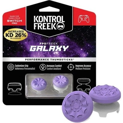 Kontrol Freek - Freek Galaxy (Purple) Nintendo Switch Pro Extended Controller Grip Caps
