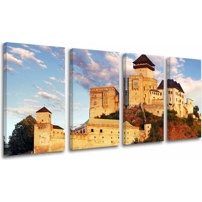 Obraz na stěnu 4 díly SLOVENSKO - 120x60 cm