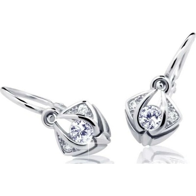 Cutie Diamonds slušivé dětské náušnice z bílého zlata s brilianty DC2217-10-00-X-2