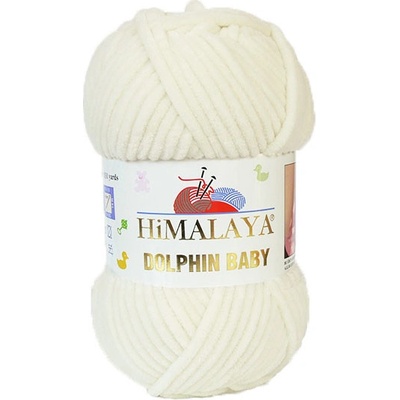 Himalaya Příze Dolphin Baby 80308 - krémová