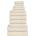 vidaXL Комплект кърпи FROGN от 12 части кремави, 360 г/м2 (137109)