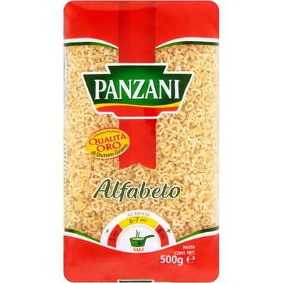 Panzani Alfabeto bezvaječné semolinové sušené těstoviny 0,5 kg