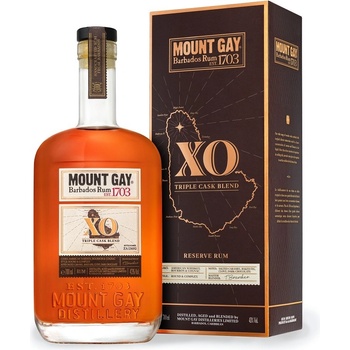 Mount Gay Rum XO 43% 0,7 l (čistá fľaša)