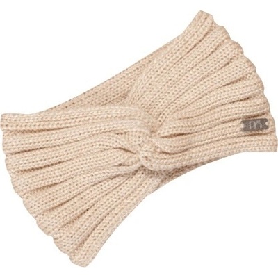 Pletená čelenka s uzlem PLETEX L462 Barva: Béžová