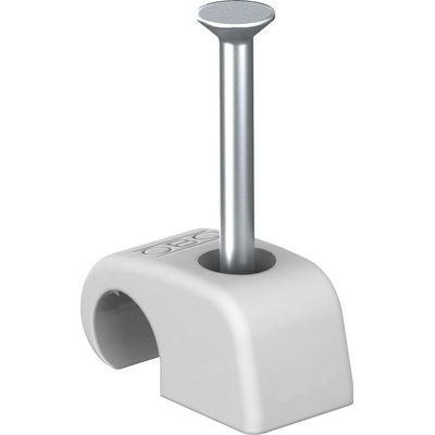 OBO Bettermann hřebíkové příchytky 2228858 Průměr kabelového svazku (rozsah) 14 mm (max) šedá 100 ks
