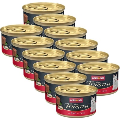 Animonda Vom Feinsten Cat Adult hovädzie a kačka 12 x 85 g