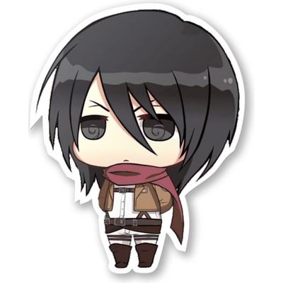 Attack on Titan Samolepka Mikasa