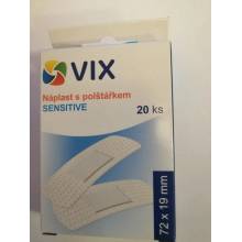 VIX náplast bílá Sensitive 20 ks