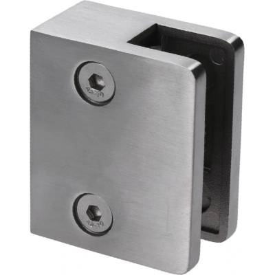 Svorka koncová, sklo 8–12,76 mm, broušená AISI 304