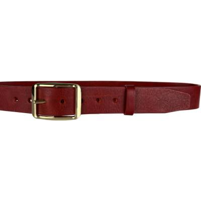 Penny Belts Dámský kožený opasek 53-R90 červený