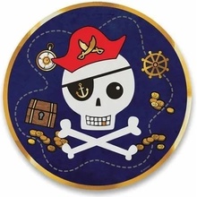 Amscan Papírové talířky AMSCAN Pirate 0556 9909910