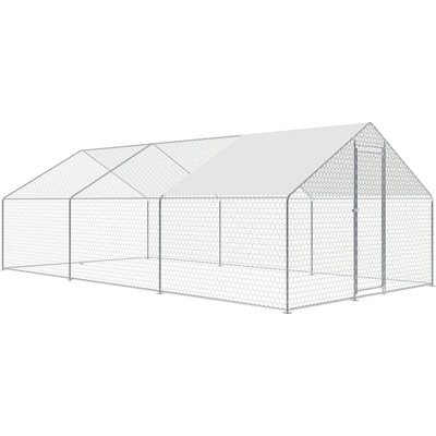 Aga Výbeh pre sliepky 3x6x2 m s krycou plachtou 18m2