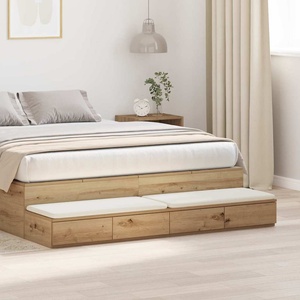 vidaXL Чекмеджета за легло Дъб 150 x 36, 5 x 16, 5 см (866962)