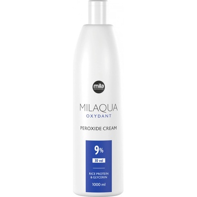 Milaqua Oxid krémový peroxid určený pre farby na vlasy Milaton 1000 ml - 9%